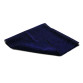 Dekoratives Textil - weich - 0,5 m x 0,5 m - dunkel blau