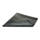 Decorative textile - soft - 0,5 m x 0,5 m - dark silver