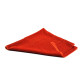 Decorative textile - soft - 0,5 m x 0,5 m - orange