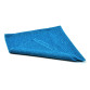 Decorative textile - soft - 0,5 m x 0,5 m - turquoise blue